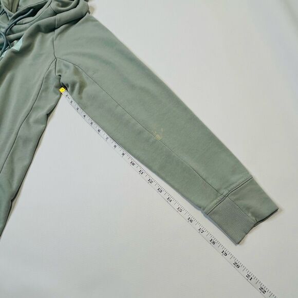 Gymshark Hoodie Mens Large Green Logo Pullover Outdoor Athleisure Gym Running - Picture 8 of 13